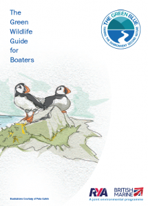 An image of the Green Wildlife Guide for Boaters leaflet