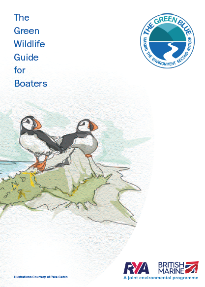 Image of the Green Wildlife Guide for Boaters leaflet.