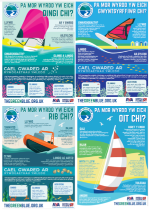 Image of Welsh coastal boating posters