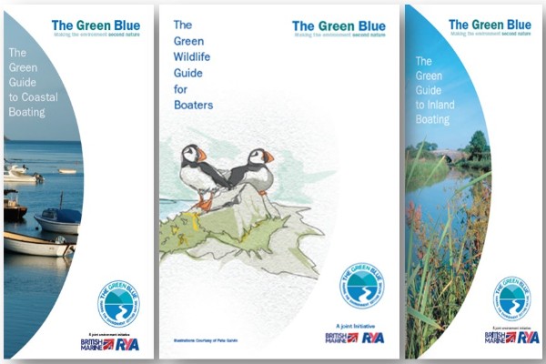 A selection of green boating guides available from The Green Blue