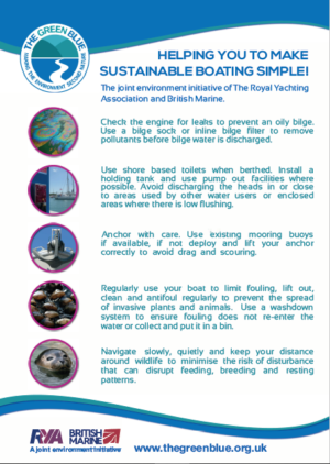 Image of Make Sustainable Boating Simple poster