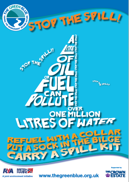 An image of the Coastal Stop the Spill poster