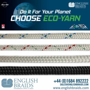 English Braids decorative image showing four types of braided cords